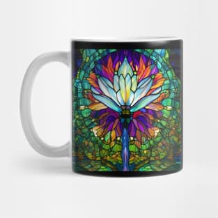 Stained Glass Lotus Flower Mug